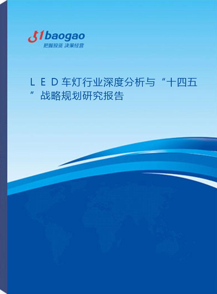 2024-2029年LED车灯行业深度分析与“十四五”战略规划研究报告