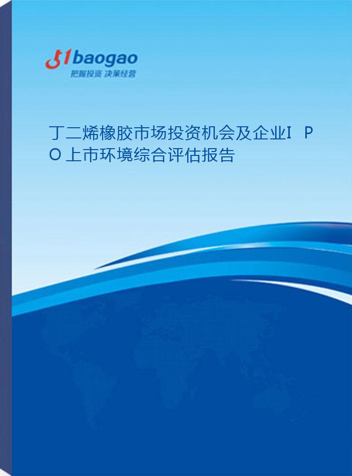 2024-2029年丁二烯橡胶市场投资机会及企业IPO上市环境综合评估报告